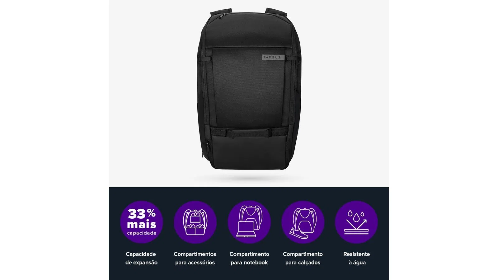 Mochila Targus Daypack Work Expansível 32L 16″