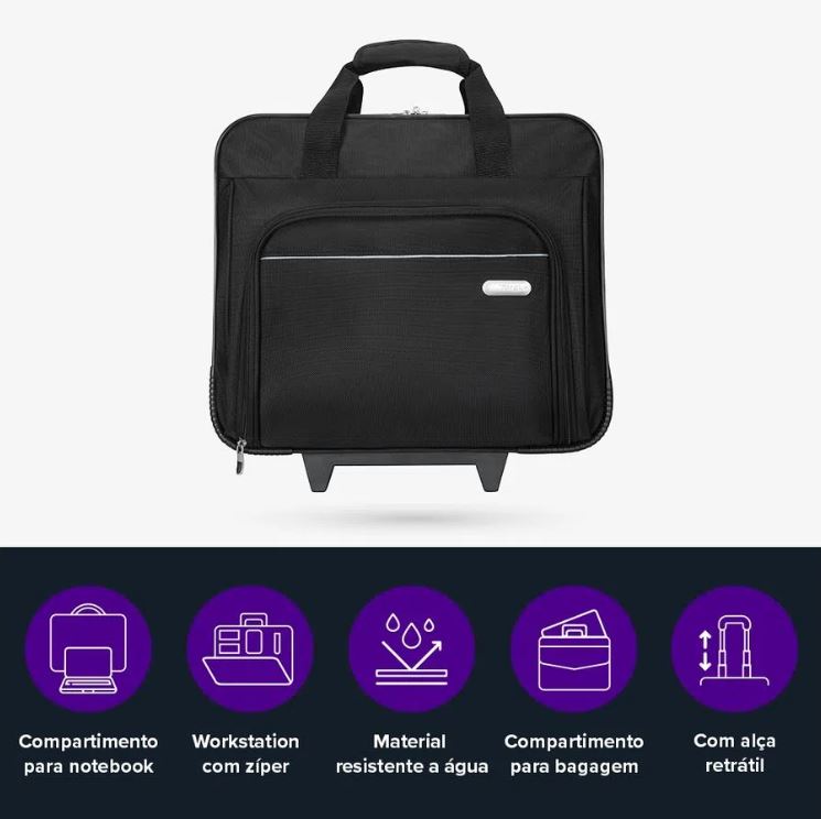 Mala Targus de Rodinhas para Notebook 16″