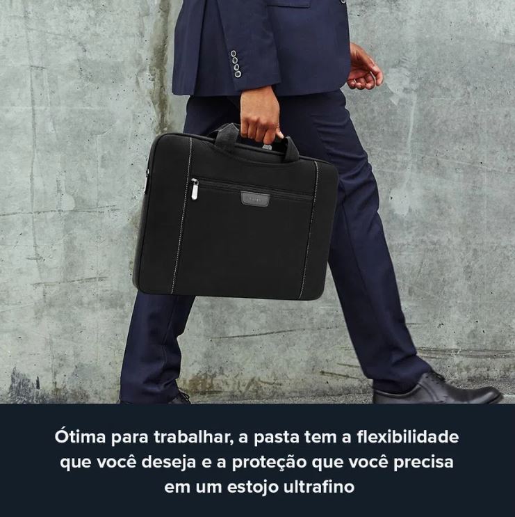 Maleta Targus Slipskin Sleeve com Alças Guardáveis 15.6″